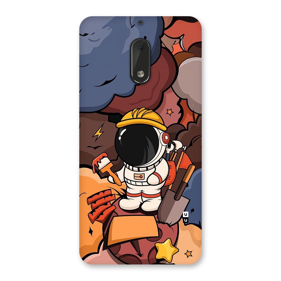 Comic Space Astronaut Back Case for Nokia 6
