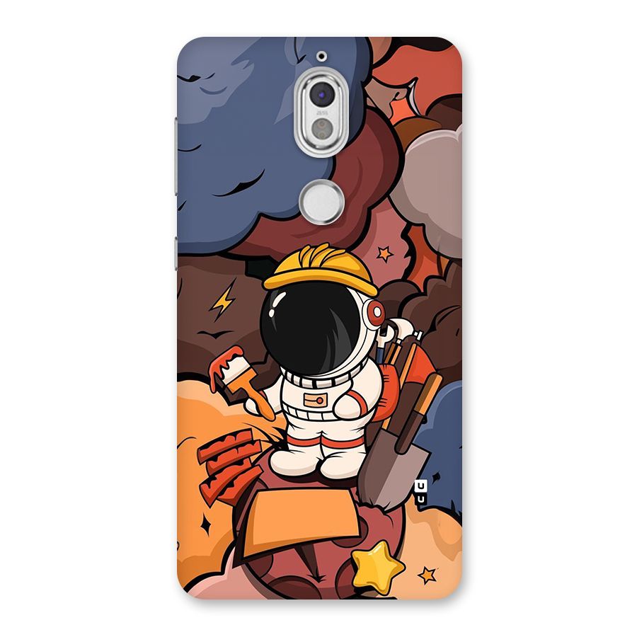 Comic Space Astronaut Back Case for Nokia 7