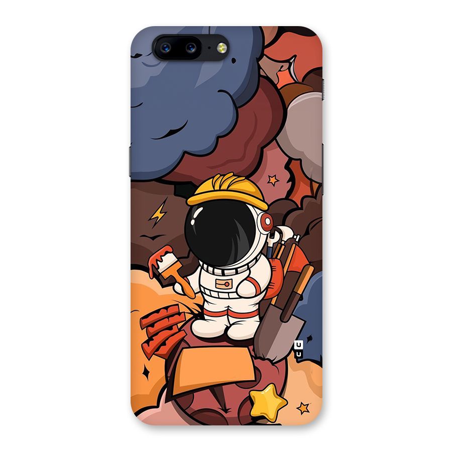 Comic Space Astronaut Back Case for OnePlus 5