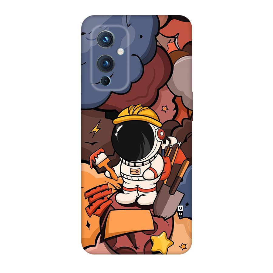 Comic Space Astronaut Back Case for OnePlus 9