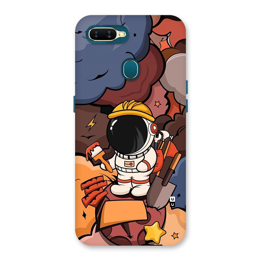 Comic Space Astronaut Back Case for Oppo A12s