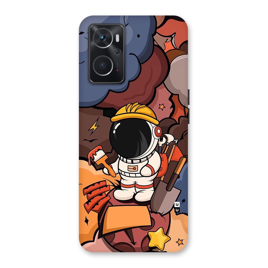 Comic Space Astronaut Back Case for Oppo K10 4G