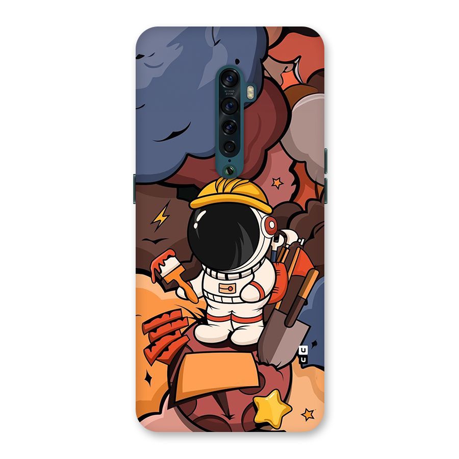 Comic Space Astronaut Back Case for Oppo Reno2