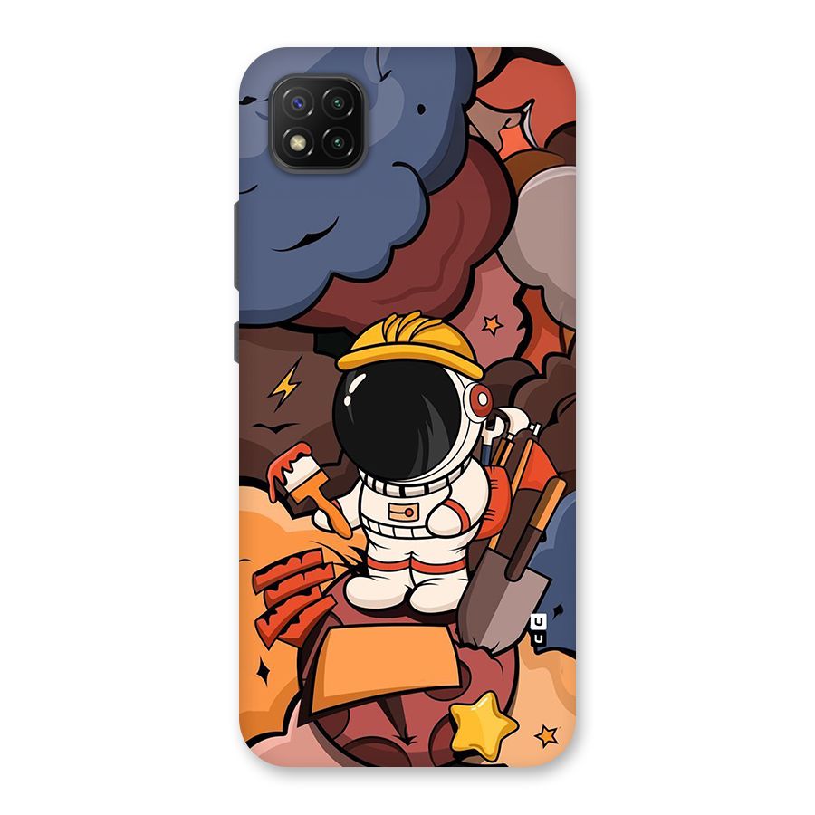 Comic Space Astronaut Back Case for Poco C3