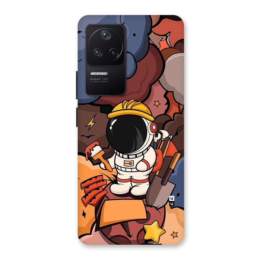 Comic Space Astronaut Back Case for Poco F4 5G