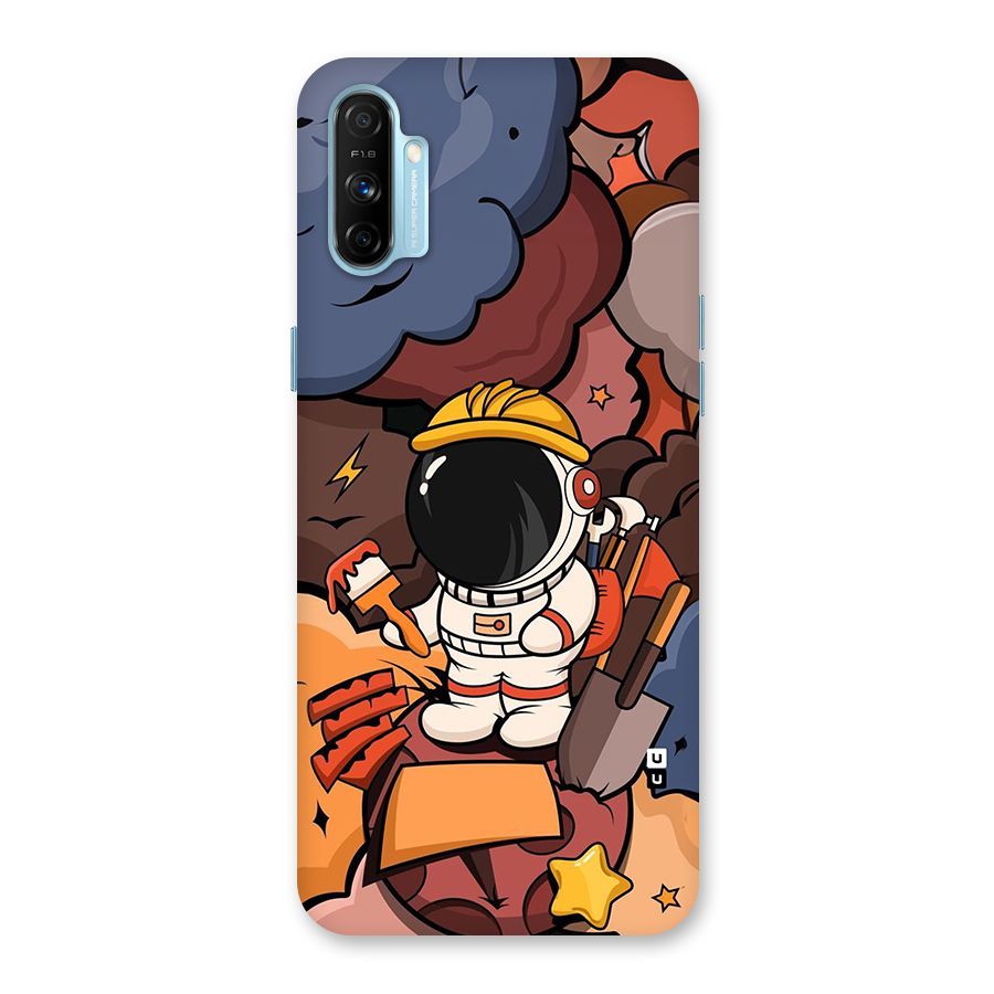 Comic Space Astronaut Back Case for Realme Narzo 20A
