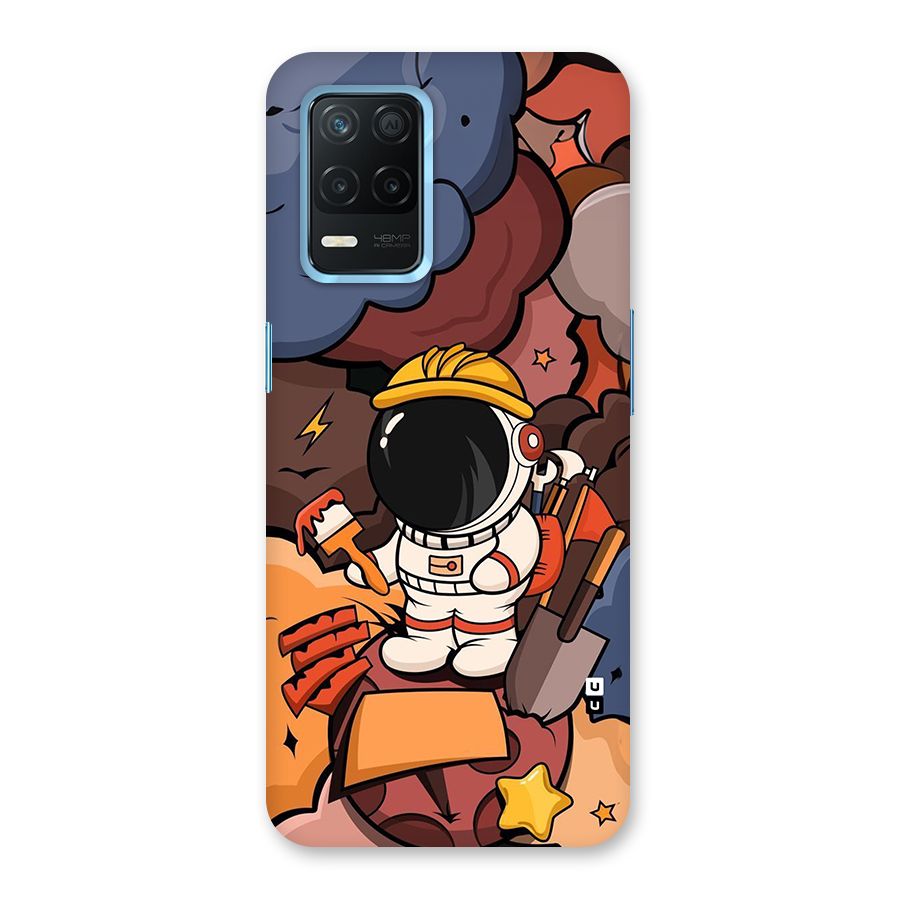 Comic Space Astronaut Back Case for Realme Narzo 30 5G