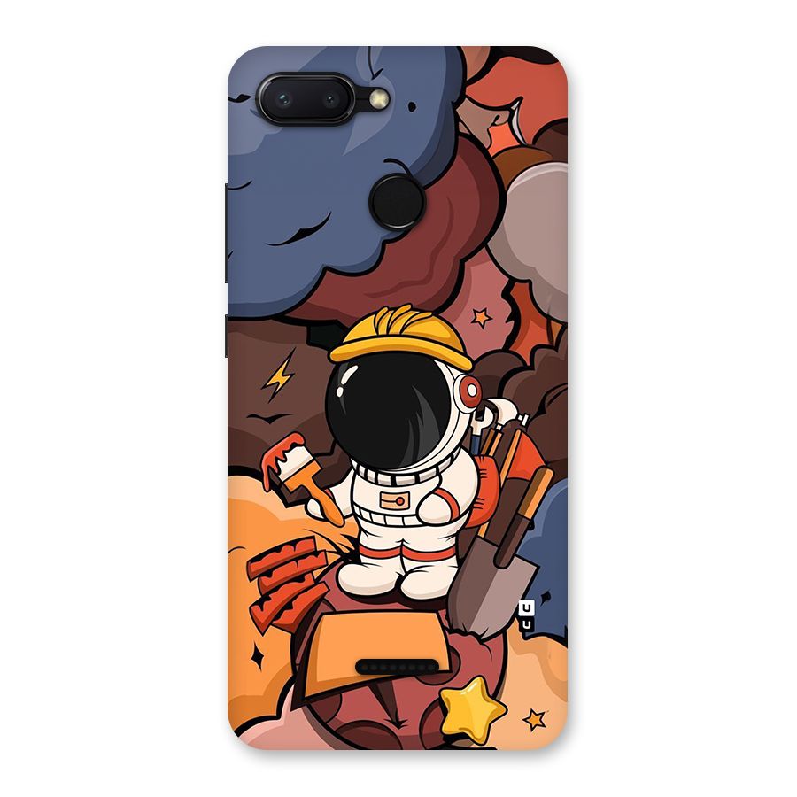 Comic Space Astronaut Back Case for Redmi 6