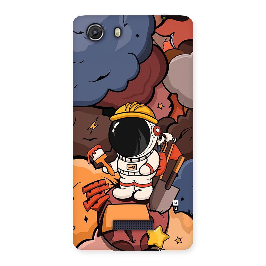 Comic Space Astronaut Back Case for Unite 3