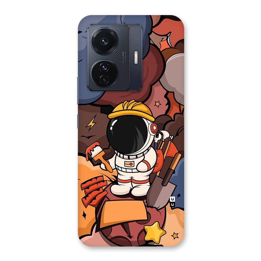 Comic Space Astronaut Back Case for Vivo T1 Pro