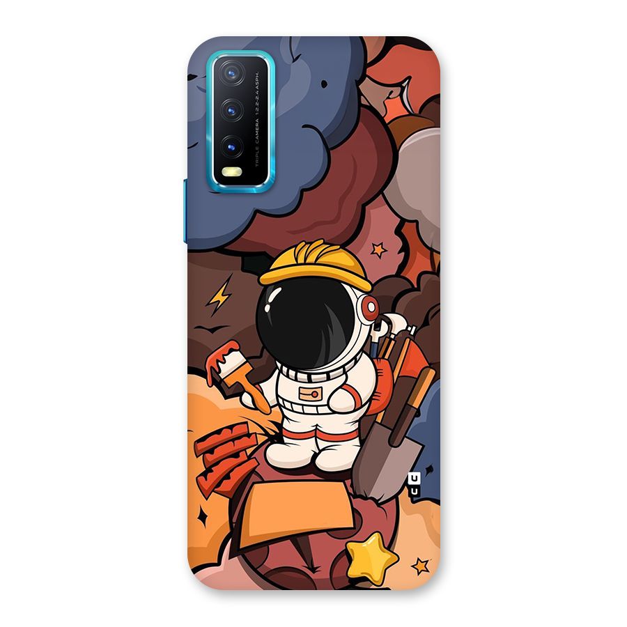 Comic Space Astronaut Back Case for Vivo Y20G