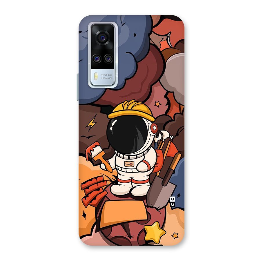 Comic Space Astronaut Back Case for Vivo Y31