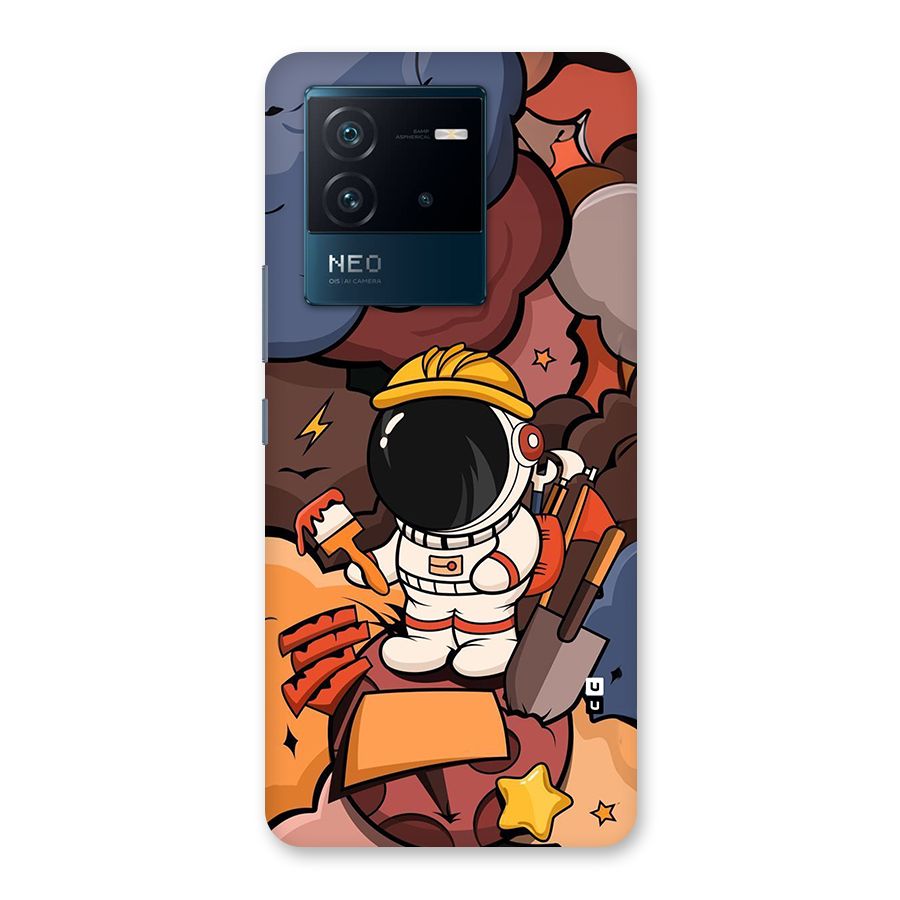 Comic Space Astronaut Back Case for Vivo iQOO Neo 6 5G