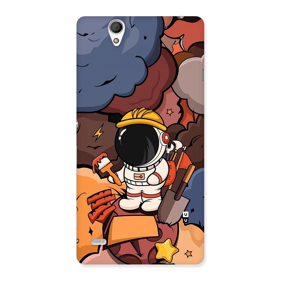Comic Space Astronaut Back Case for Xperia C4