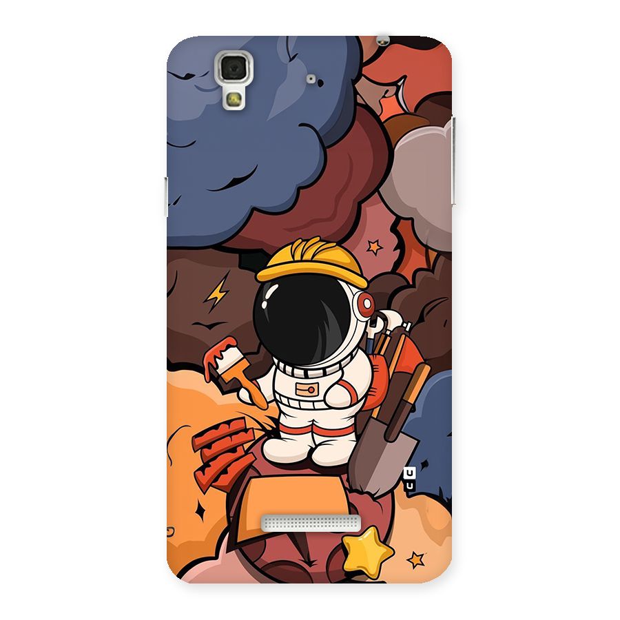 Comic Space Astronaut Back Case for YU Yureka Plus