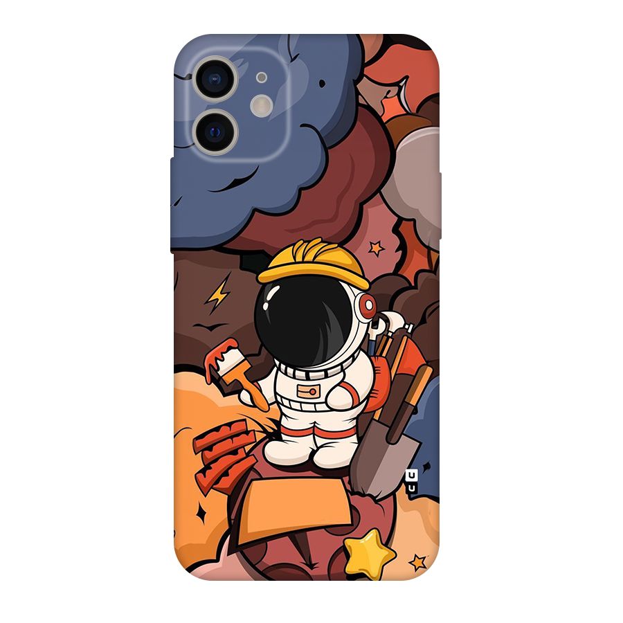 Comic Space Astronaut Back Case for iPhone 11