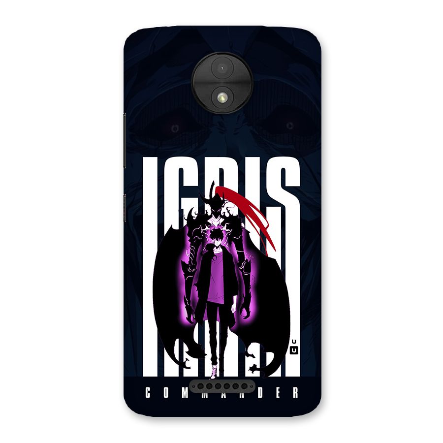 Commander Igris Back Case for Moto C