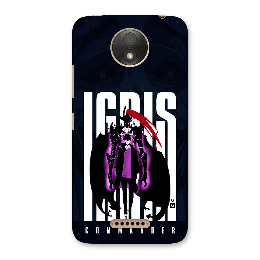 Commander Igris Back Case for Moto C Plus