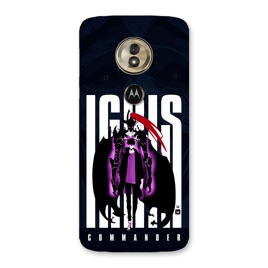 Commander Igris Back Case for Moto G6 Play