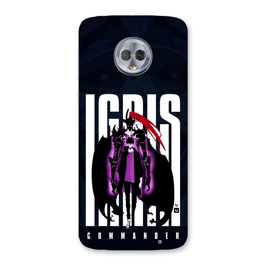 Commander Igris Back Case for Moto G6 Plus
