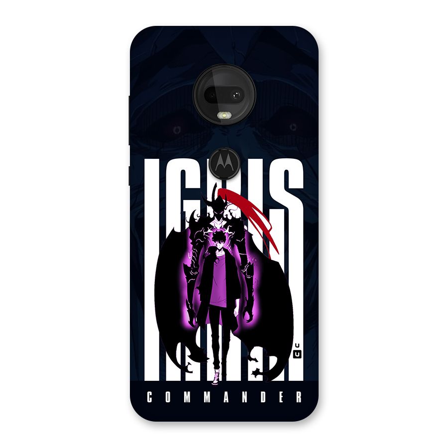 Commander Igris Back Case for Moto G7