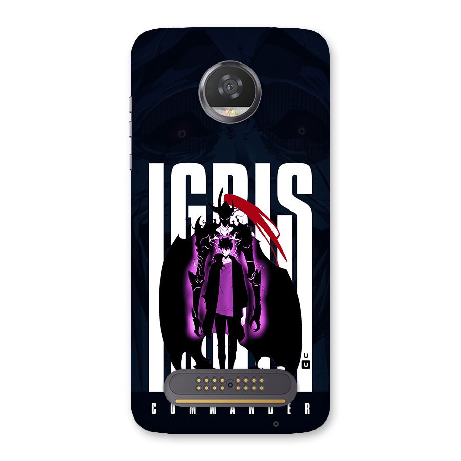 Commander Igris Back Case for Moto Z2 Play