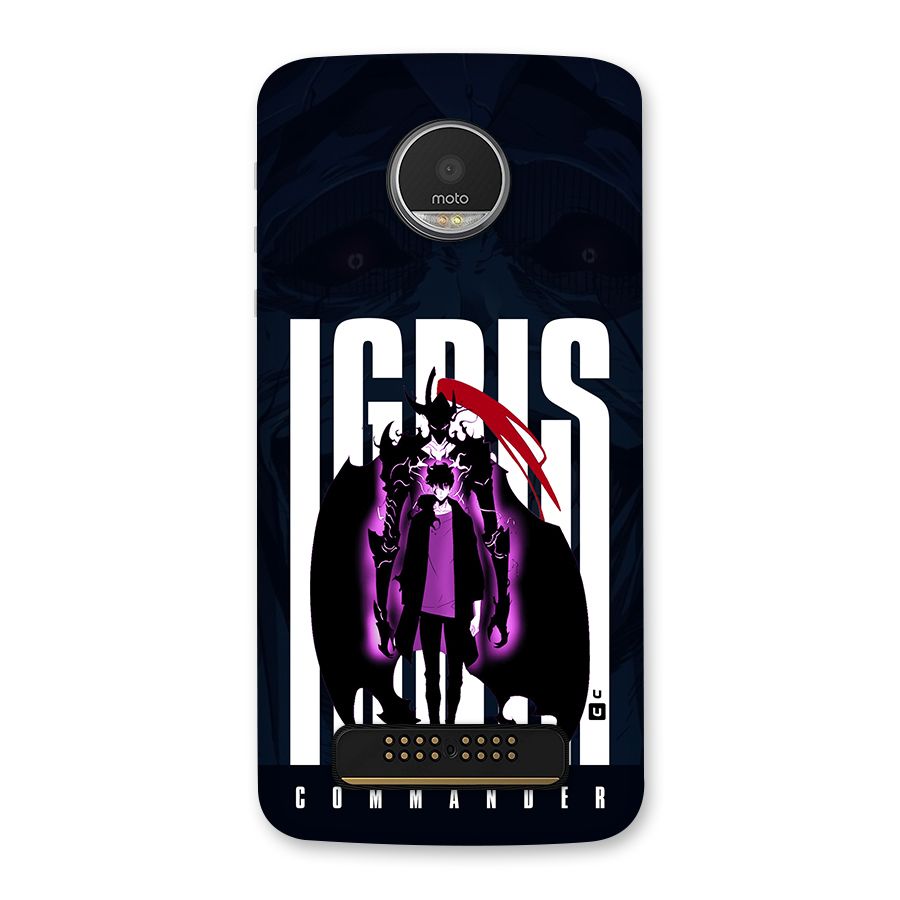 Commander Igris Back Case for Moto Z Play