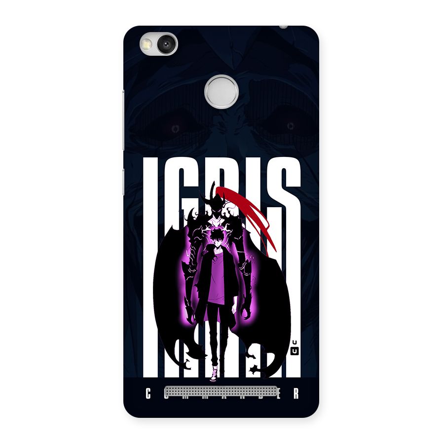 Commander Igris Back Case for Redmi 3S Prime