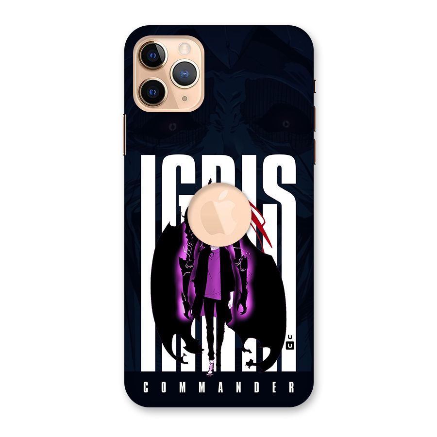 Commander Igris Back Case for iPhone 11 Pro Max Logo Cut