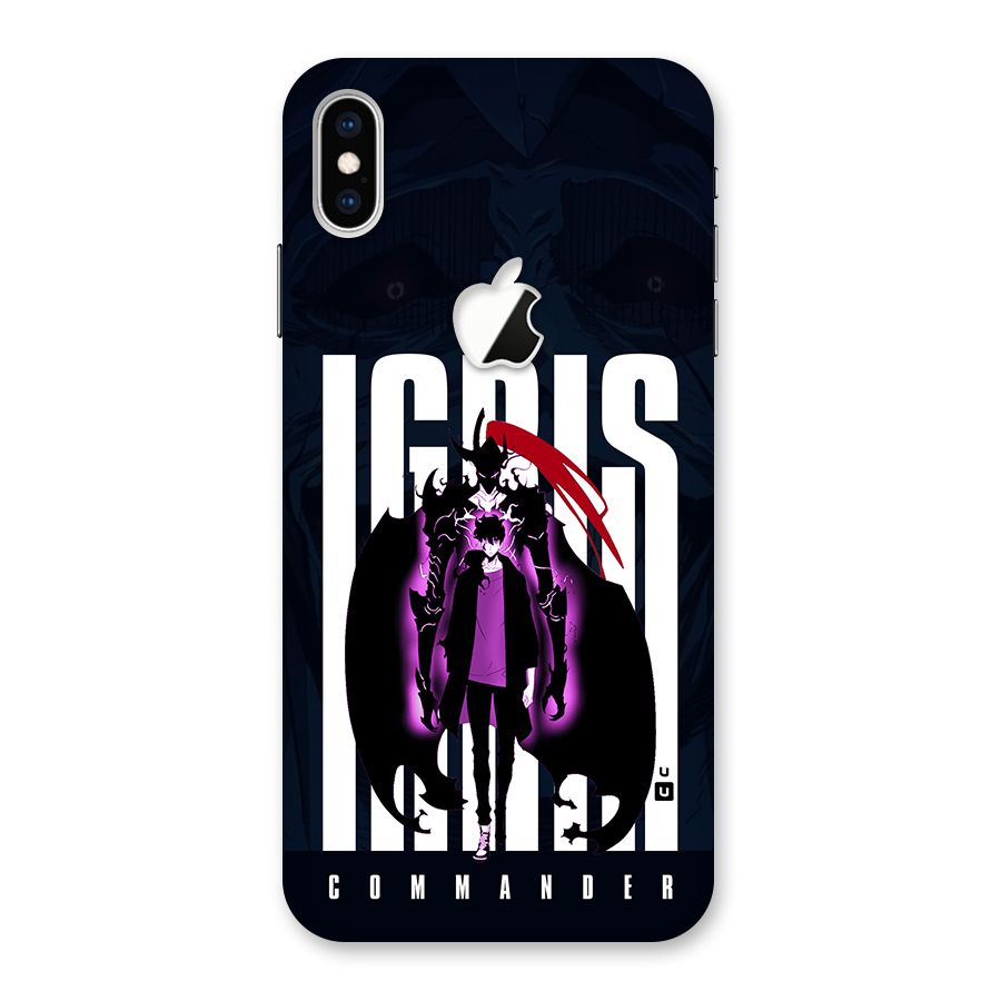 Commander Igris Back Case for iPhone XS Max Apple Cut