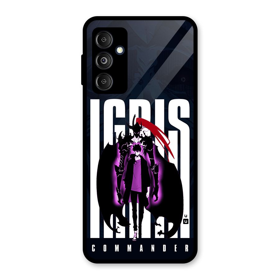 Commander Igris Glass Back Case for Galaxy M14 5G