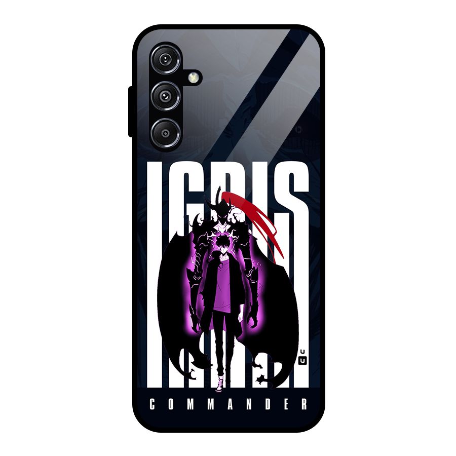 Commander Igris Glass Back Case for Galaxy M34 5G