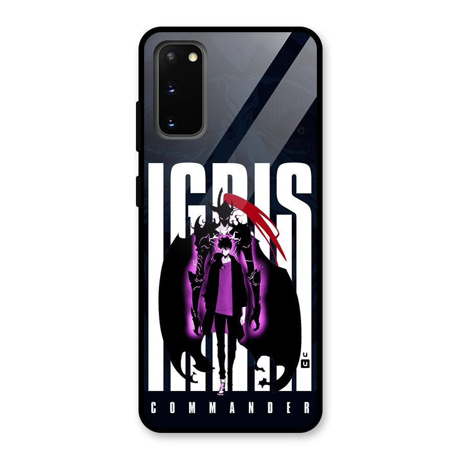 Commander Igris Glass Back Case for Galaxy S20