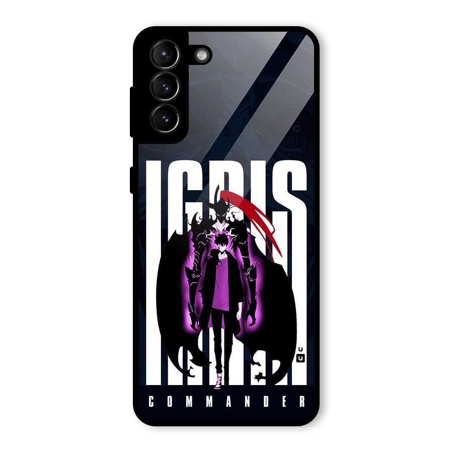 Commander Igris Glass Back Case for Galaxy S21 Plus