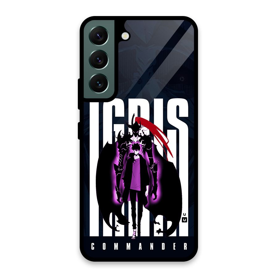 Commander Igris Glass Back Case for Galaxy S22 5G