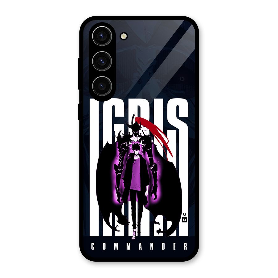 Commander Igris Glass Back Case for Galaxy S23 Plus
