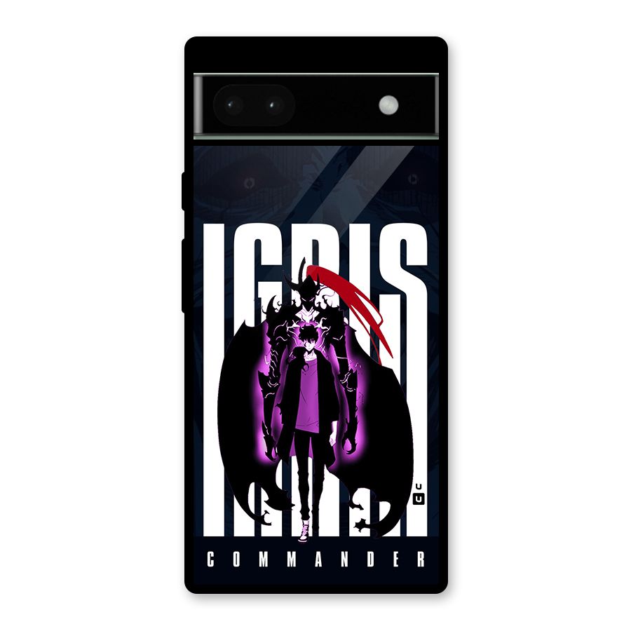 Commander Igris Glass Back Case for Google Pixel 6a