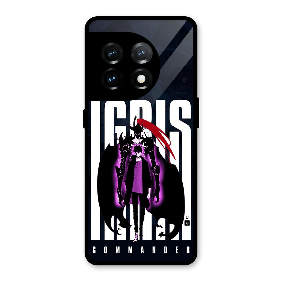 Commander Igris Glass Back Case for OnePlus 11