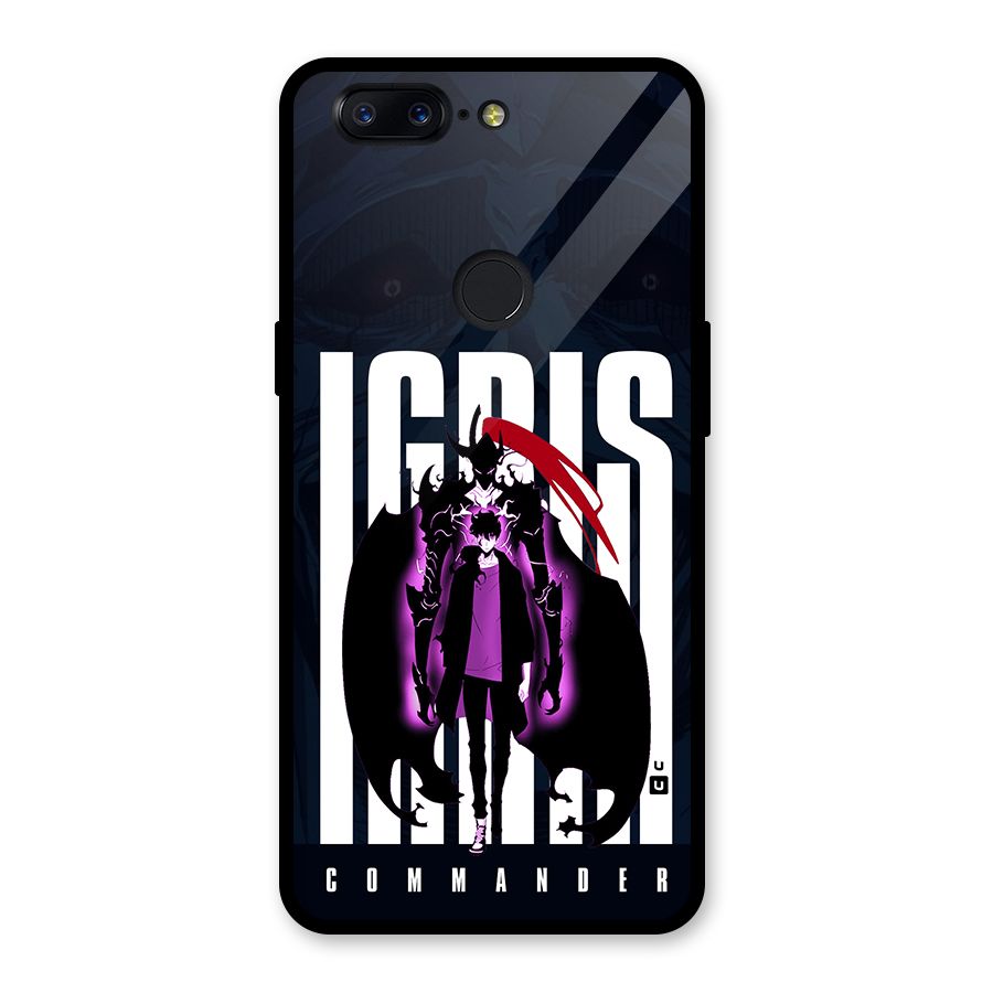 Commander Igris Glass Back Case for OnePlus 5T