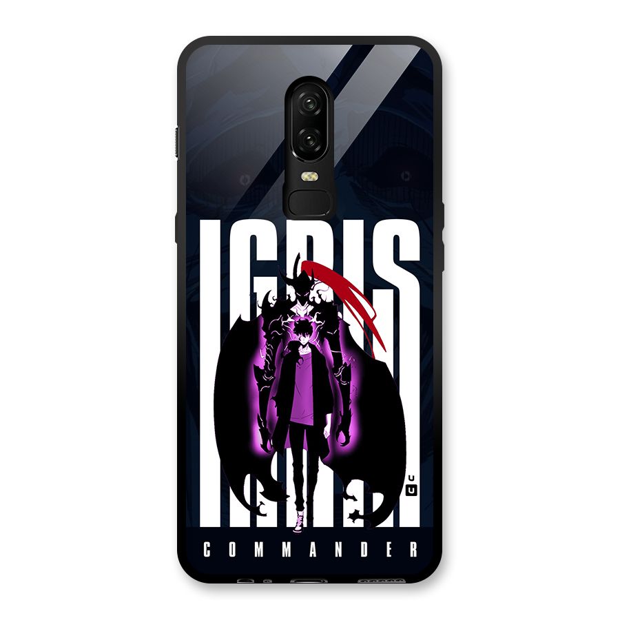 Commander Igris Glass Back Case for OnePlus 6