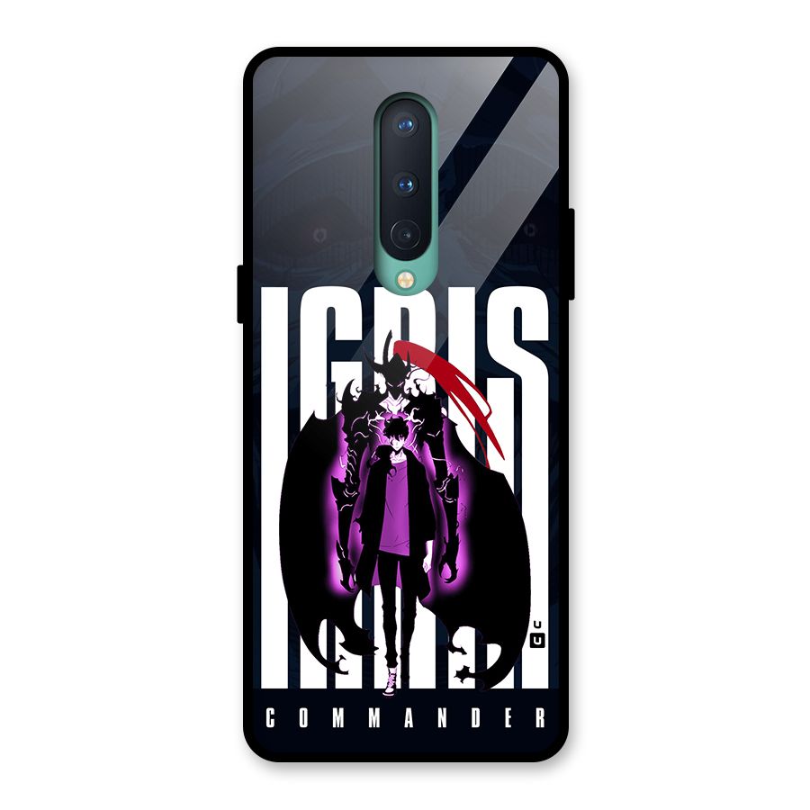 Commander Igris Glass Back Case for OnePlus 8