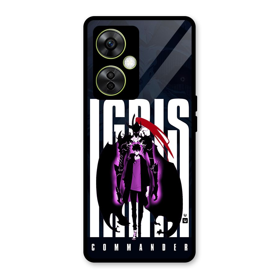 Commander Igris Glass Back Case for OnePlus Nord CE 3 Lite