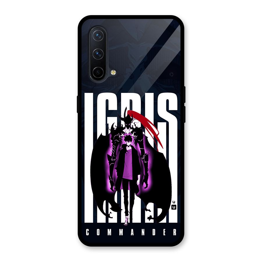 Commander Igris Glass Back Case for OnePlus Nord CE 5G