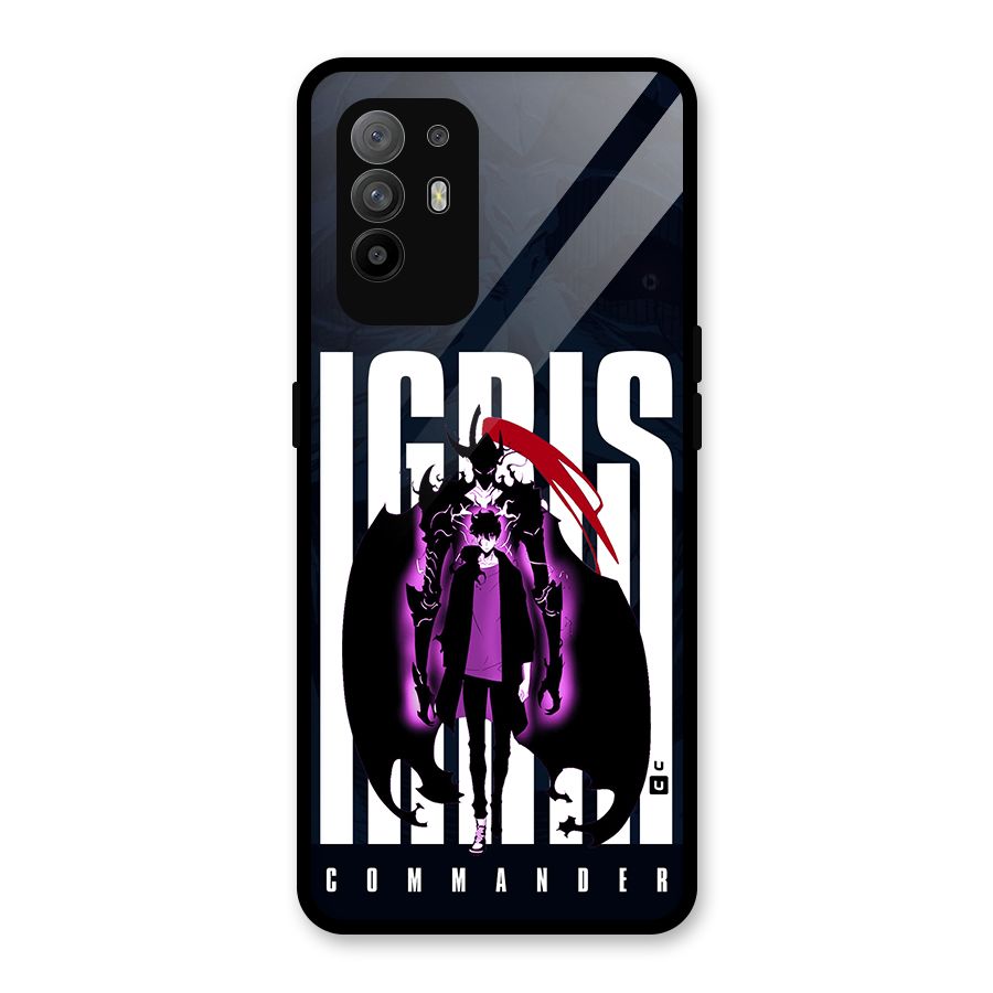 Commander Igris Glass Back Case for Oppo F19 Pro Plus 5G