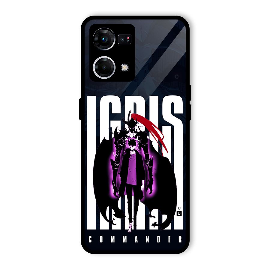 Commander Igris Glass Back Case for Oppo F21s Pro 4G