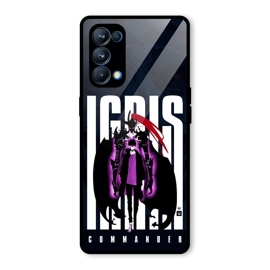Commander Igris Glass Back Case for Oppo Reno5 Pro 5G