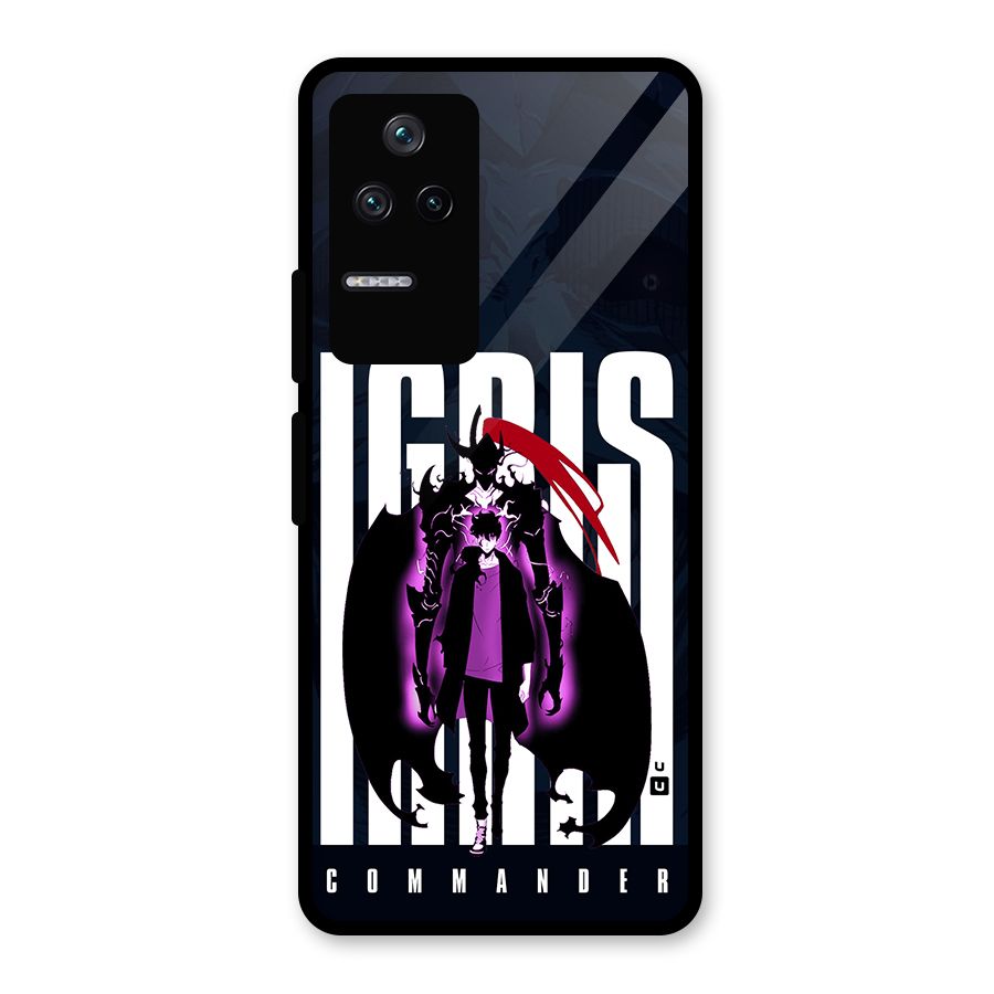 Commander Igris Glass Back Case for Poco F4 5G