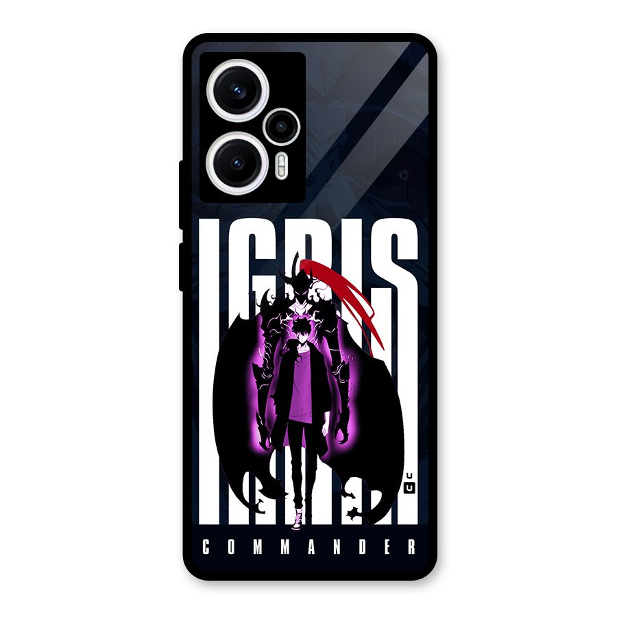 Commander Igris Glass Back Case for Poco F5