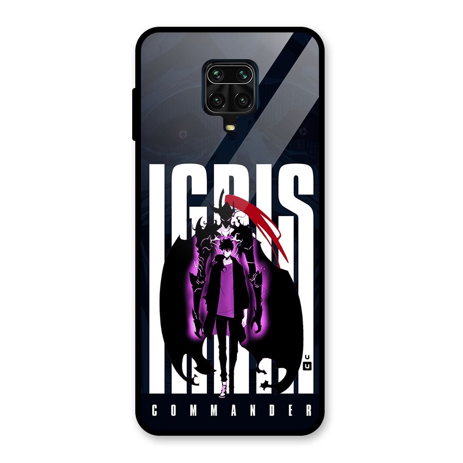 Commander Igris Glass Back Case for Poco M2 Pro