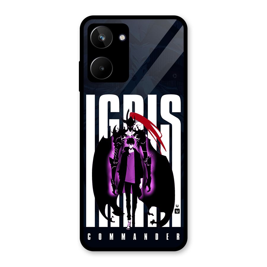 Commander Igris Glass Back Case for Realme 10
